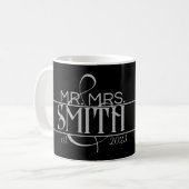 Mr. & Mrs. Established Custom Kaffeetasse (Vorderseite Links)