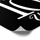 Mr Mrs For 10 Years 1st Wedding Anniversary Poster (Ecke)