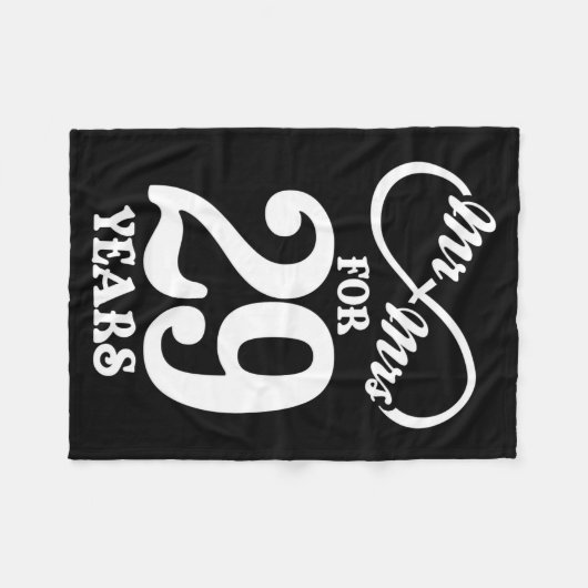 Mr Mrs For 29 Years 29th Wedding Anniversary Fleecedecke (Vorderseite (Horizontal))
