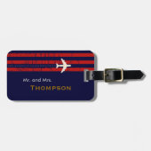 Mr. & Mrs. Gepäckanhänger (Vorderseite horizontal)