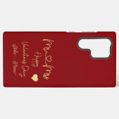 Mr & Mrs Happy Valentine's Day Samsung Galaxy Hülle (Rückseite (Horizontal))