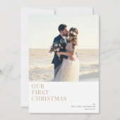 MR & MRS. | Hochzeitsankündigung Karte (Vorderseite)