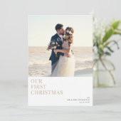 MR & MRS. | Hochzeitsankündigung Karte (Stehend Vorderseite)