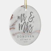 MR & MRS. KERAMIKORNAMENT (Rechts)