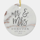 MR & MRS. KERAMIKORNAMENT (Vorne)