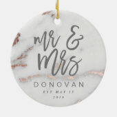 MR & MRS. KERAMIKORNAMENT (Hinten)