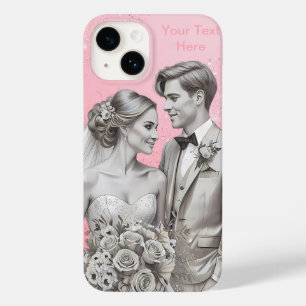 Mr & Mrs Loving Couple Just Married Gifts Case-Mate iPhone 14 Hülle