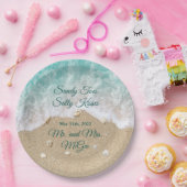 Mr & Mrs McGee 9" Round Paper Teller (Party)