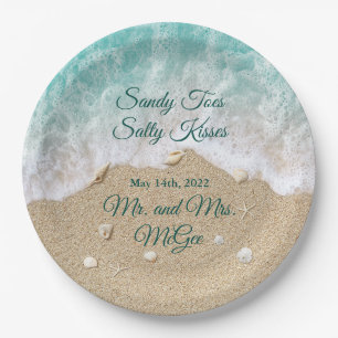 Mr & Mrs McGee 9" Round Paper Teller