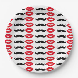 Mr & Mrs Mustache & Lips Party Paper Tellers Pappteller