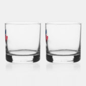 Mr & Mrs Personalisiert Stemless Rocks Glass Set Whiskyglas (Links)