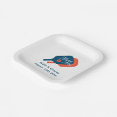 Mr & Mrs Pickleball themed wedding Teller (Gewinkelt)