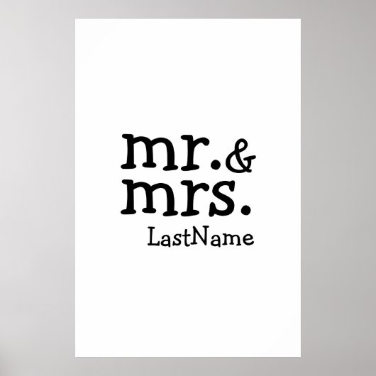 Mr & Mrs Poster (Vorne)