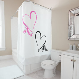 Mr. & Mrs. Shower Curtain Duschvorhang