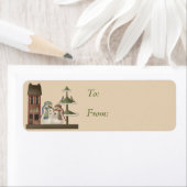 Mr & Mrs Snowman Gift Tags (Insitu)