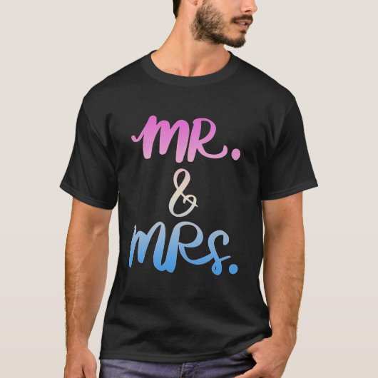 MR & MRS. T-Shirt (Vorderseite)