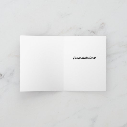 Mr & Mrs. Wedding Card Karte (Innenseite)