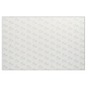 Mr&Mrs Wedding Celebration White Fabric Stoff (Yard (91,4 cm))