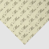 Mr & Mrs. Wedding elegant flansch and groom Seidenpapier (Ausschnitt)