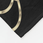 Mr. & Mrs. Wedding - Personalisiert Fleecedecke (Ecke)