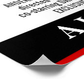 Mr & Mrs. Wedding Poster - Custom Movie Template (Ecke)