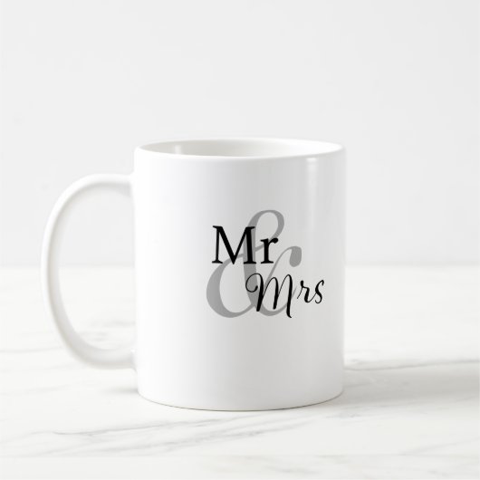 Mr & Mrs. Wedding Tasse (Links)