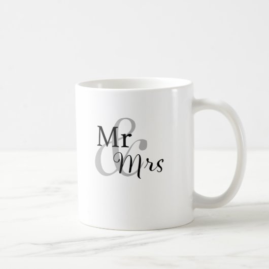 Mr & Mrs. Wedding Tasse (Rechts)