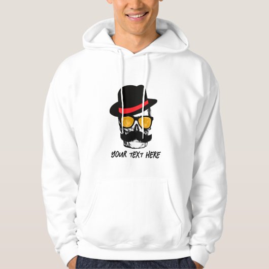 mR MUSTACH Hoodie (Vorderseite)