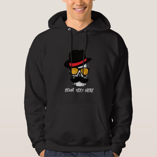 mR MUSTACH Hoodie (Vorderseite)