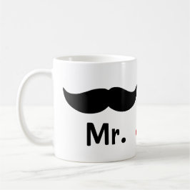 Mr. Mustache Gay Wedding Kaffeetasse