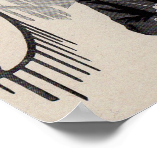 Mr. Natty, der scharfgekleidete Mann der 1920er Ja Poster (Ecke)