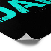 Mr. New Dad . Funny New Dad Tee Shirts Poster (Ecke)