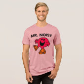 Mr. Noisy | Large Walking Clogs Tri-Blend Shirt (Vorderseite voll)