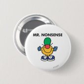 Mr. Nonsense | Funny Outfit Button (Vorne & Hinten)