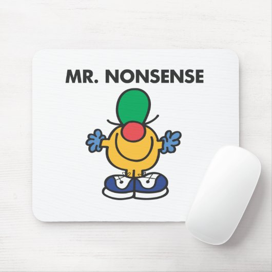 Mr. Nonsense | Funny Outfit Mousepad (Mit Mouse)