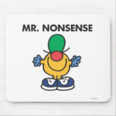 Mr. Nonsense | Funny Outfit Mousepad (Vorne)