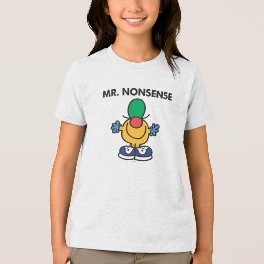 Mr. Nonsense | Funny Outfit Tri-Blend Shirt (Vorderseite)