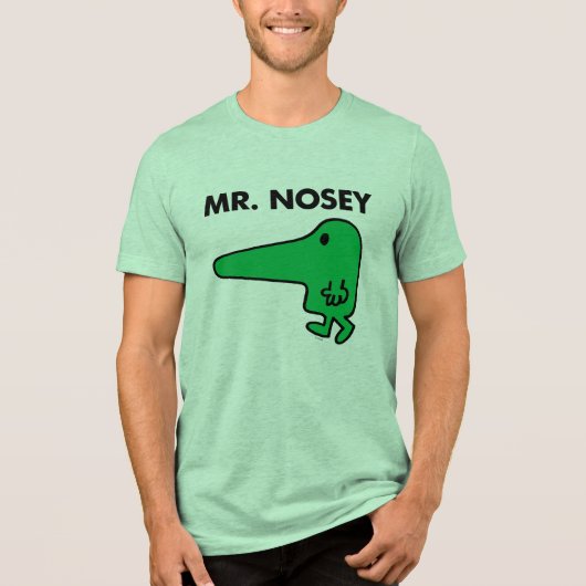 Mr. Nosey | Leading By A Nose Tri-Blend Shirt (Vorderseite)