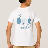 Mr Onederful Blue Sky Cloud Boho First Birthday T-Shirt (Rückseite)