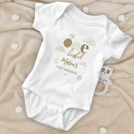 Mr Onederful Neutral Cloud Boho First Birthday Baby Strampler