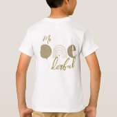 Mr Onederful Neutral Cloud Boho First Birthday T-Shirt (Rückseite)