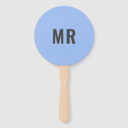 Mr. or Mrs.? | Bride Groom Pink Blue Wedding Game Fächer (Rückseite)