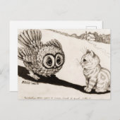 Mr. Owl - Sind Sie eine neue Art von Schüssel, Kit Postkarte (Vorne/Hinten)