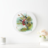 MR PELICAN FISHING GROßE WANDUHR (Zuhause)