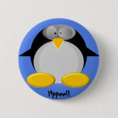 Mr.Penguin ........ Yippee!!!! Button (Vorderseite)