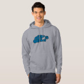 Mr. Perfect | Blaue Großbuchstaben Hoodie (Vorne ganz)