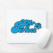 Mr. Perfect | Blaue Großbuchstaben Mousepad (Mit Mouse)