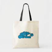 Mr. Perfect | Blaue Großbuchstaben Tragetasche (Vorne)