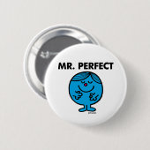 Mr. Perfect | ruhig Inhalt Button (Vorne & Hinten)