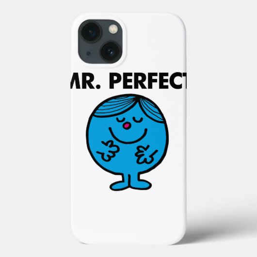 Mr. Perfect | ruhig Inhalt Case-Mate iPhone Hülle (Rückseite)